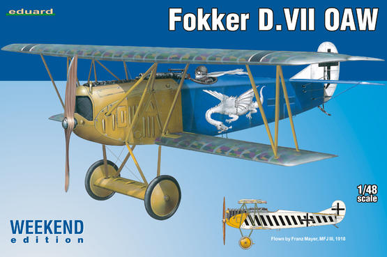 84155 Eduard Самолет-биплан Fokker D. VII OAW Масштаб 1/48