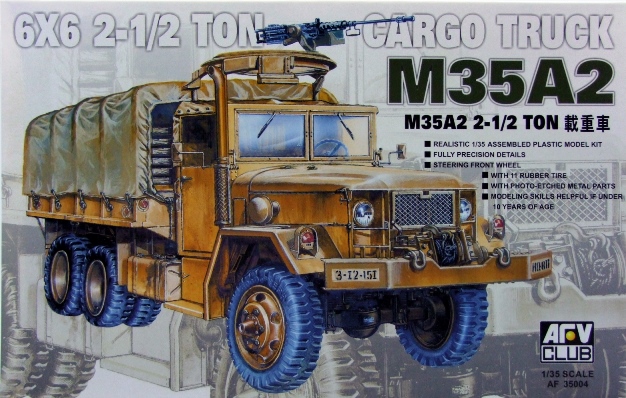 Сборная модель 35004 AFV Club Автомобиль M35A2 2 1/2 Ton Truck 