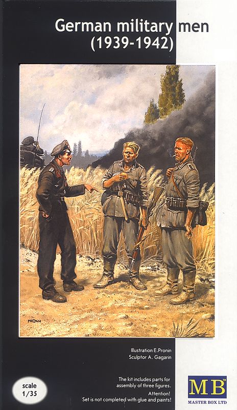 3510 Master Box Немецкие солдаты (1939-1942год) 1/35
