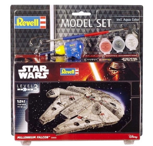 63600 Revell Подарочный набор звездолет Millenium Falcon (Star War) Масштаб 1/241