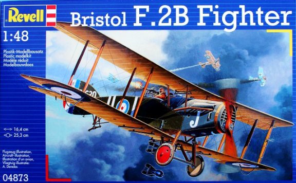  Сборная модель 04873 Revell Истребитель-биплан Bristol F.2B 