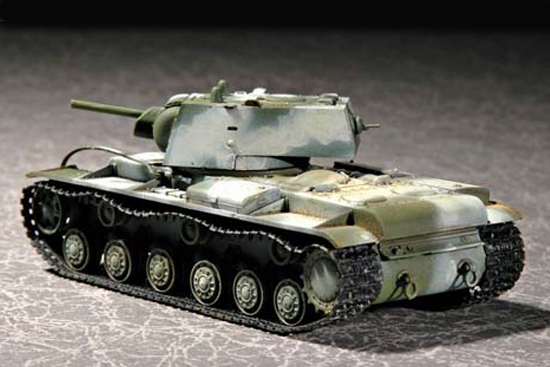 Сборная модель  07232 Trumpeter Советский танк КВ-1 модель 1941г Small turret tank  