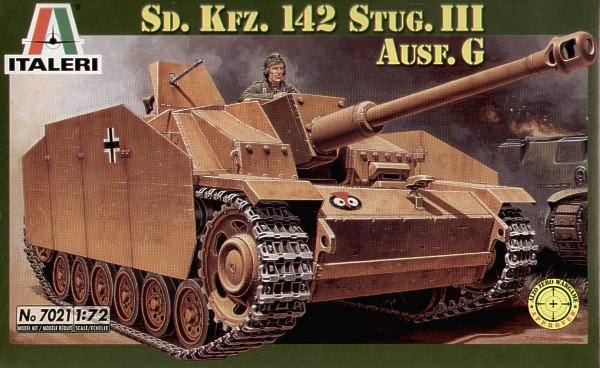 Сборная модель 7021 Italeri Немецкое самоходное орудие Sd.Kfz.142 Stug.3 Ausf.G 