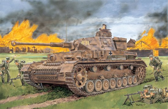 Сборная модель 6360 Dragon немецкий танк Pz.Kpfw.IV Ausf.F2(G) 