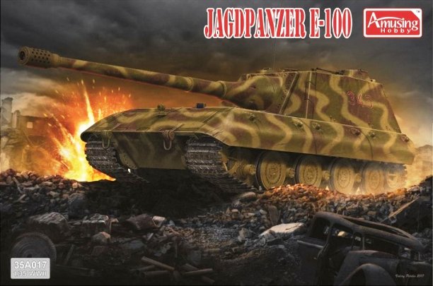 Сборная модель 35A017 Amusing Hobby Самоходное орудие Jagdpanzer E-100