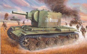 Сборная модель 303535 Моделист (Trumpeter) Тяжелый танк КВ – 2  