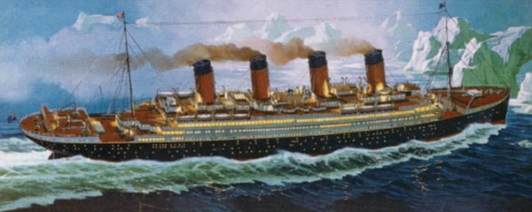 05705 Revell Подарочный набор Лайнер "Титаник" (2 модели в комплекте) Масштаб 1/570 и 1/1200