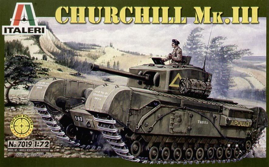 Сборная модель 7019 Italeri Танк Churchill Mk.II 