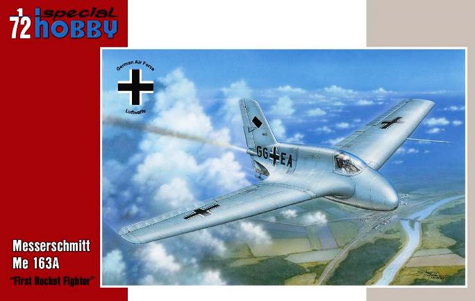 72334 Special Hobby Самолет Messerschmitt Me163A "First Rocket Fighter" 1/72