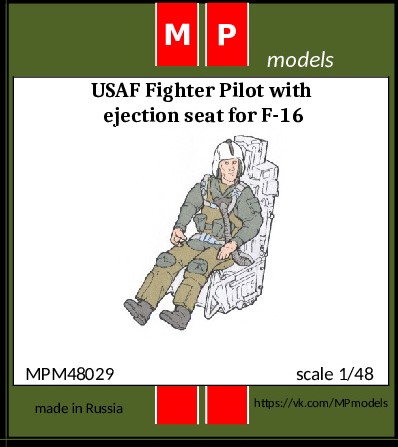 MPM48029 MP Models Пилот F-16 1/48