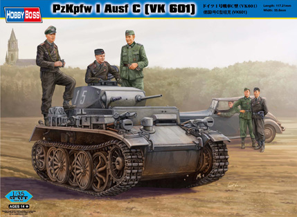Сборная модель 82431 Hobby Boss Немецкий танк PzKpfw I Ausf C (VK 601) 