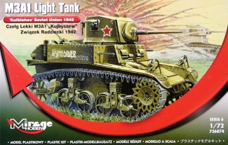 Сборная модель 726074 Mirage Hobby Танк M3A1 (Красная Армия) 