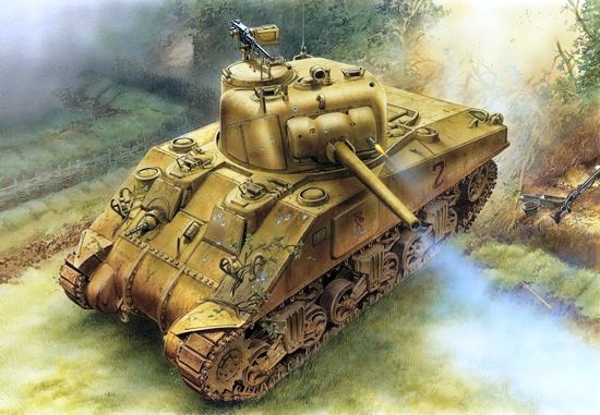 Сборная модель 6511 Dragon Танк M4 Sherman 75mm Normandy 