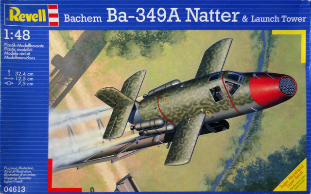 Сборная модель 04613 Revell Bachem Ba-349A Natter с пусковой установкой 