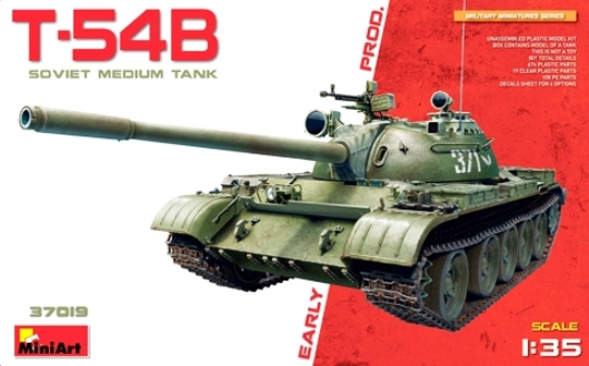 Сборная модель 37019 MiniArt Танк Т-54Б (ранняя модификация) 