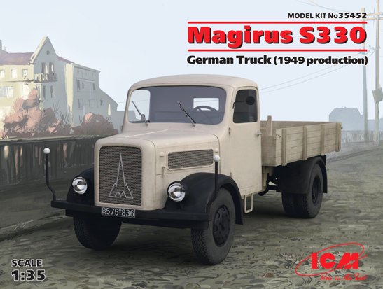 Сборная модель 35452 ICM Автомобиль Magirus S330 (модель 1949 года) 