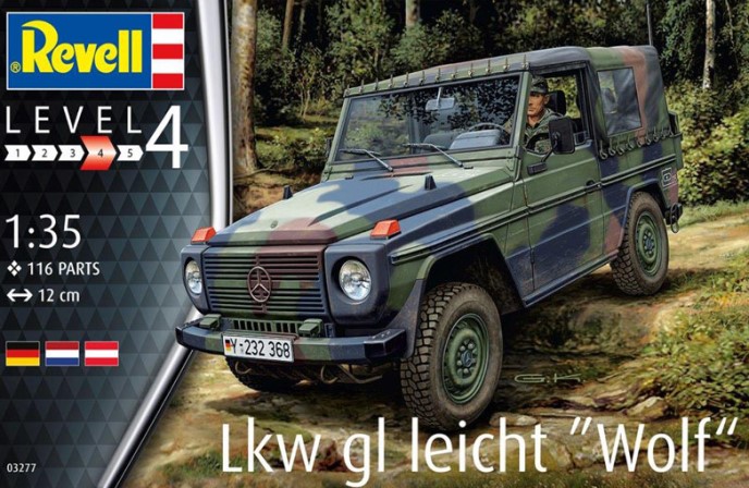 03277 Revell Автомобиль Lkw gl leicht "Wolf" 1/35