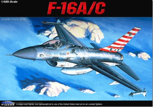 Сборная модель 12259 Academy Американский истребитель F-16A/C 