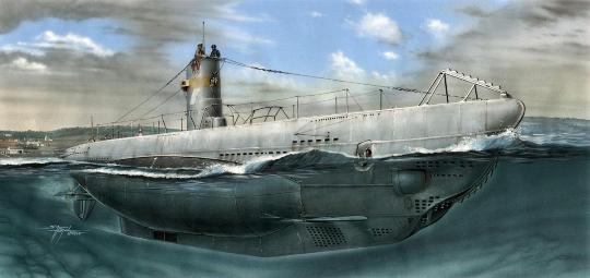 SN72002 Special Navy Немецкая подводная лодка U-BooT Typ II A 1/72