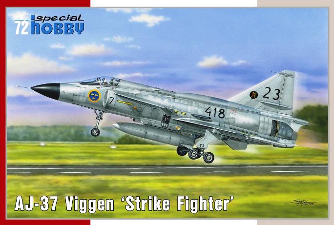 72378 Special Hobby Самолет AJ-37 Viggen "Strike Fighter" 1/72