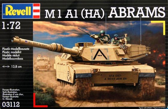 Сборная модель 03112 Revell Танк M1A1(HA) Abrams  