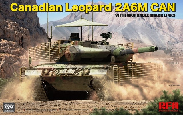 5076 RFM Танк Canadian LEOPARD 2A6M (рабочие траки) 1/35
