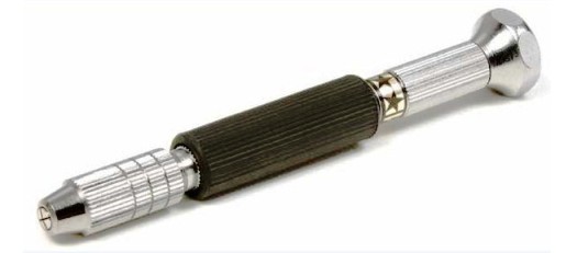 74112 Tamiya Ручка-зажим для сверел (диаметр от 0,1-3,2мм с резиновой накладкой)