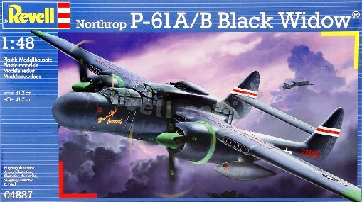  Сборная модель 04887 Revell Самолет P-61B Black Widow 
