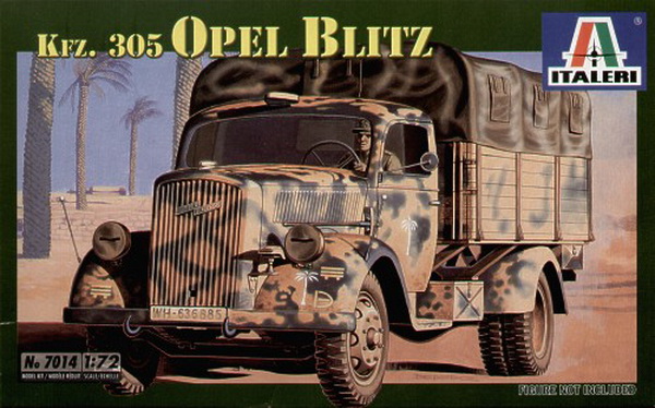 Сборная модель 7014 Italeri Немецкий автомобиль "Opel Blitz" 