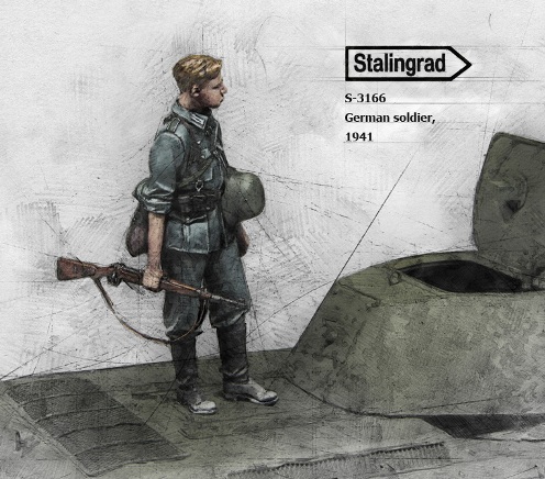 3166 Stalingrad Германский солдат Масштаб 1/35