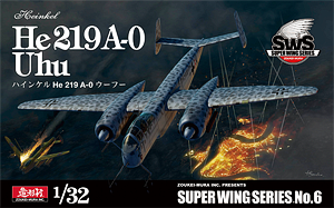 SWS06 Zoukei-mura Немецкий самолет He 219 Uhu Масштаб 1/32