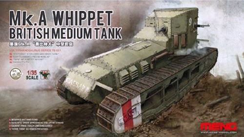 Сборная модель TS-021 MENG Model Танк Mk A WHIPPET (Борзая) 