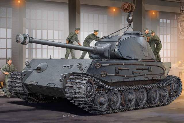 Сборная модель 82445 Hobby Boss танк VK4502 (P) Hintern (тапок) 