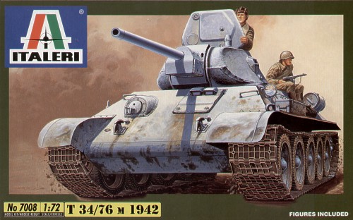 Сборная модель 7008 Italeri Советский танк T-34/76 m42 