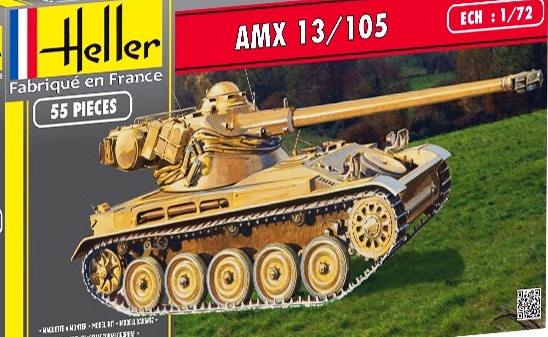 Сборная модель 79874 Heller Легкий танк  AMX 13/105