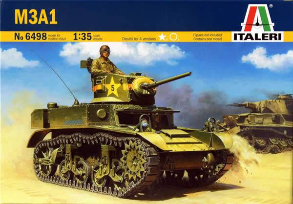 Сборная модель 6498 Italeri Танк M3A1 