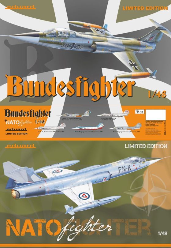 Сборная модель 1133 Eduard Самолет Bundesfighter / NATOfighter 