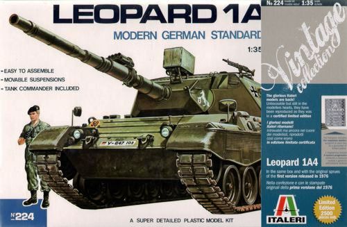 Сборная модель 224 Italeri Leopard 1A4  