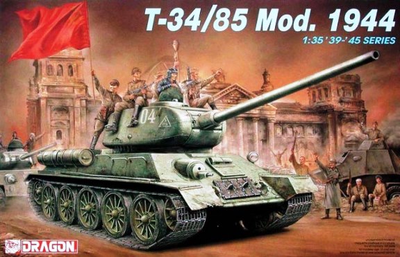 Сборная модель 6066 Dragon Советский танк Т-34/85