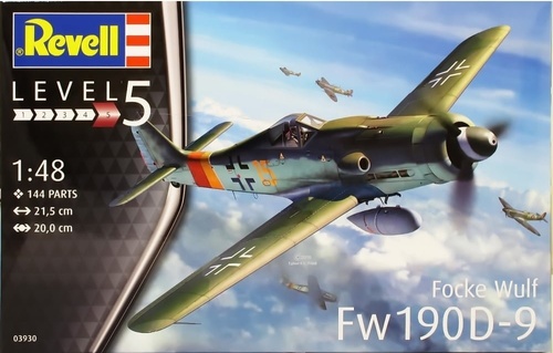 Сборная модель 03930 Revell Самолет Focke Wulf Fw190 D-9