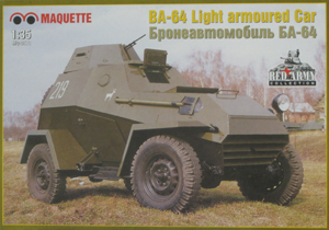 Сборная модель  3513 MSD-Maquette Бронеавтомобиль БА - 64  