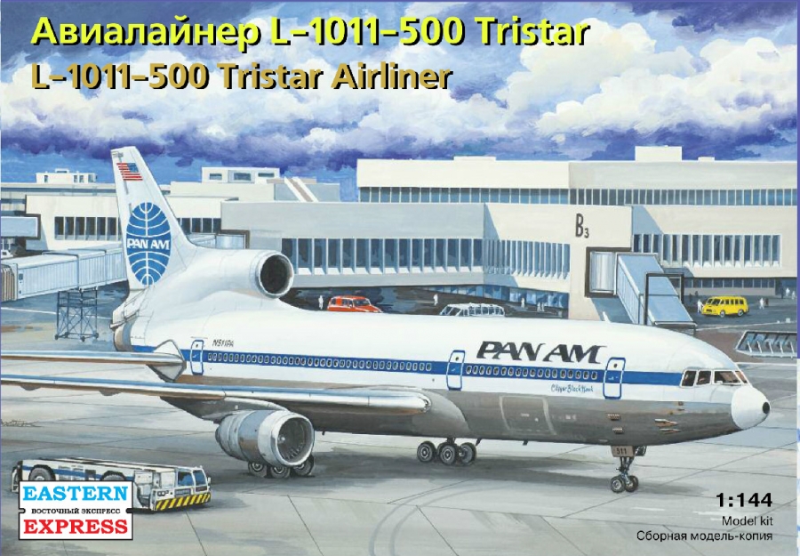 Сборная модель 144114 Восточный Экспресс Авиалайнер L-1011-200 Tristar 