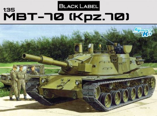 Сборная модель 3550 Dragon MBT 70 (KPz 70) 