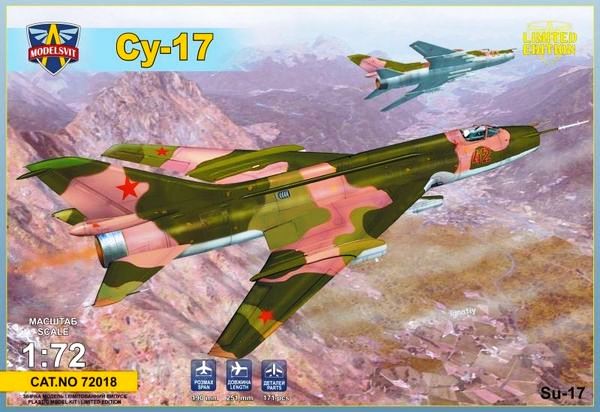 Сборная модель 72018 ModelSvit Самолет Су-17 