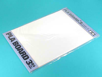 70147 Tamiya Пластик листовой (цвет- белый, толщина- 3,0мм, размер-364х257мм, 1 шт)