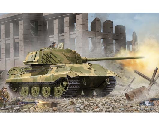Сборная модель 01538 Trumpeter Немецкий танк Е-75  