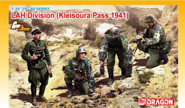 6643 Dragon Солдаты дивизии СС "Лейбштандарт Адольф Гитлер"(Kleisoura Pass 1941, 4 фигуры) Масштаб 1