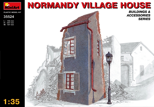 35524 MiniArt Нормандский деревенский дом
