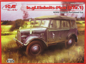 Сборная модель 35521 ICM Немецкий автомобиль Ie.gl.Einheits-Pkw (Kfz.1) 