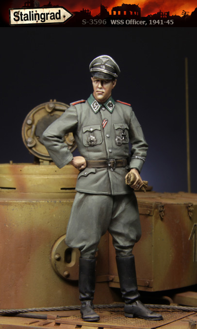 3596 Stalingrad Германский офицер, 1943 год (смола) Масштаб 1/35